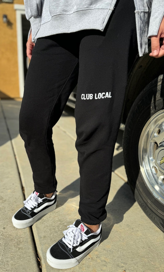 Club Locals Women’s Trackie Pants - Black