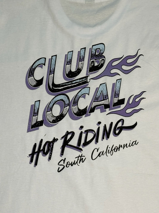 White Club Local Racing T-Shirt