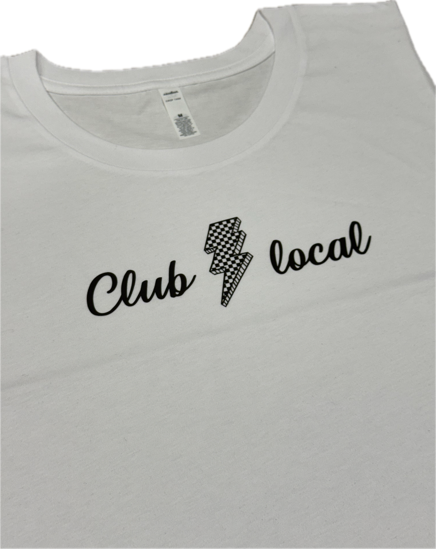 White Club Local Crop Top
