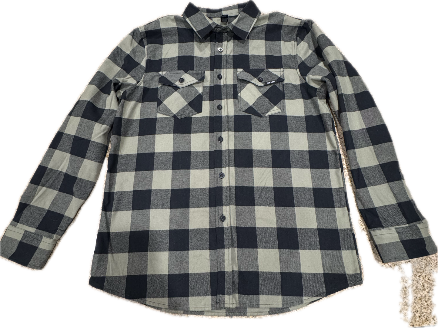 Club Local Mens Flannel Black/Olive