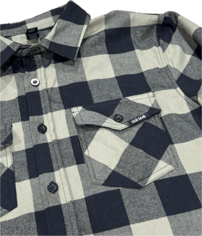 Club Local Mens Flannel Black/Olive